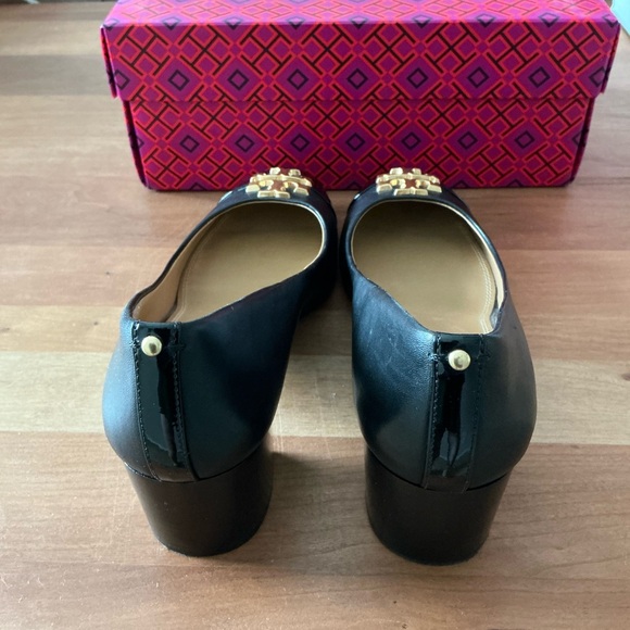 Tory Burch Black and Gold Women's Shoes - Picture 2 of 4